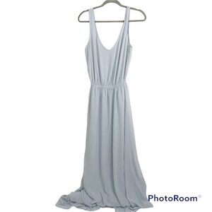 SMYM Kendall maxi dress in Silver Luxe bridesmaid length